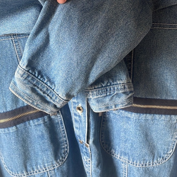 💙 Levi Strauss Large Denim Mini Dress 💙 - Picture 6 of 8